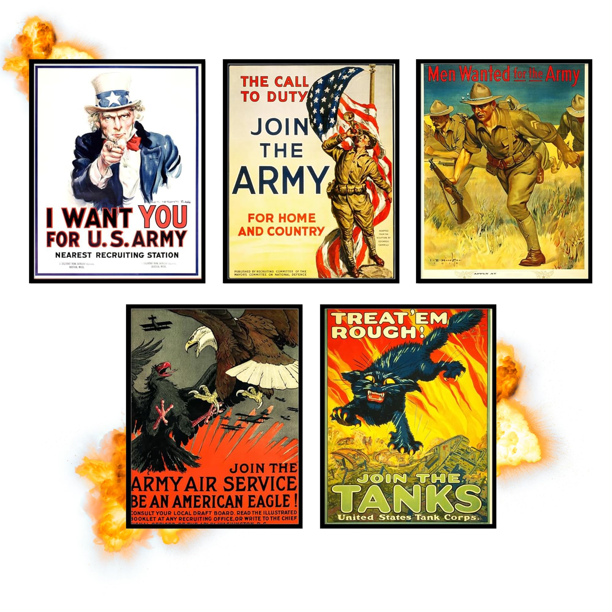 Amazon.com: Insire WW2 Memorabilia, Wall Art, World War 2